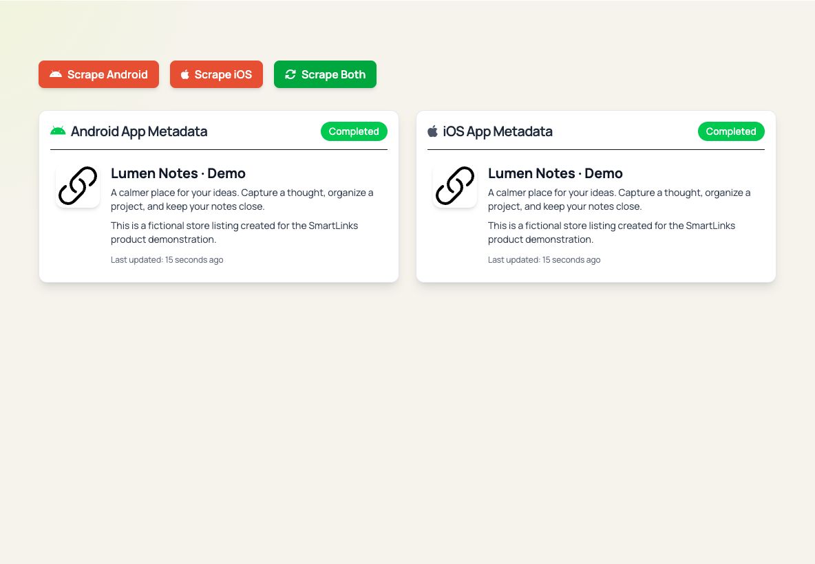 Store Metadata in SmartLinks
