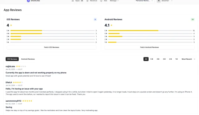App Reviews