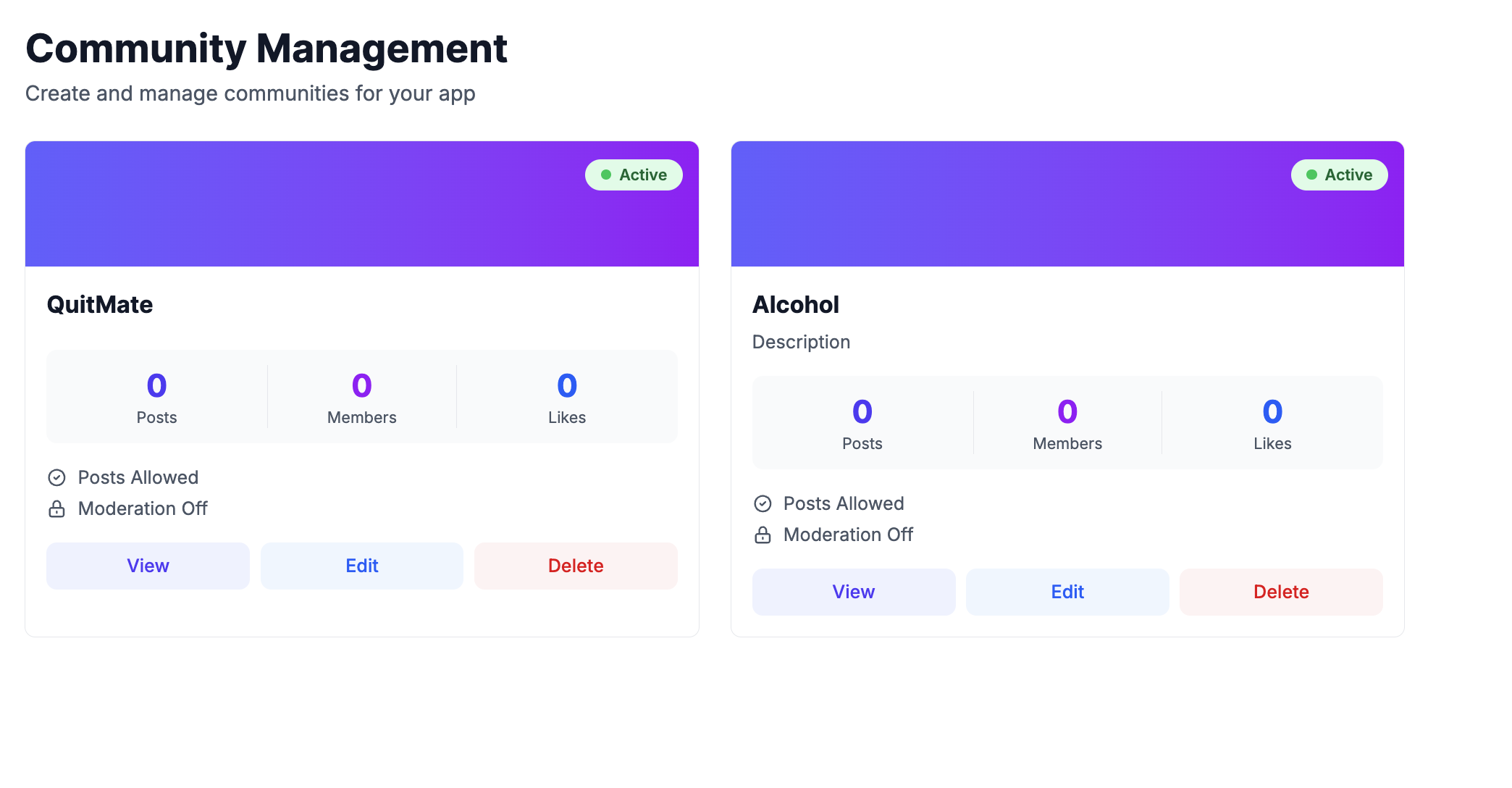 Community Management