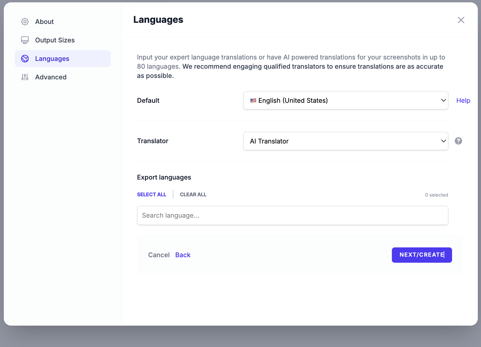 App Screen Editor